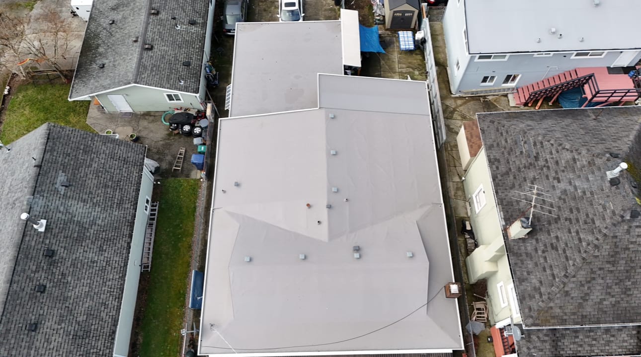 Flat Roofing Photo Gallery project in the Seattle area by K Single Corp, photo 6 of 15