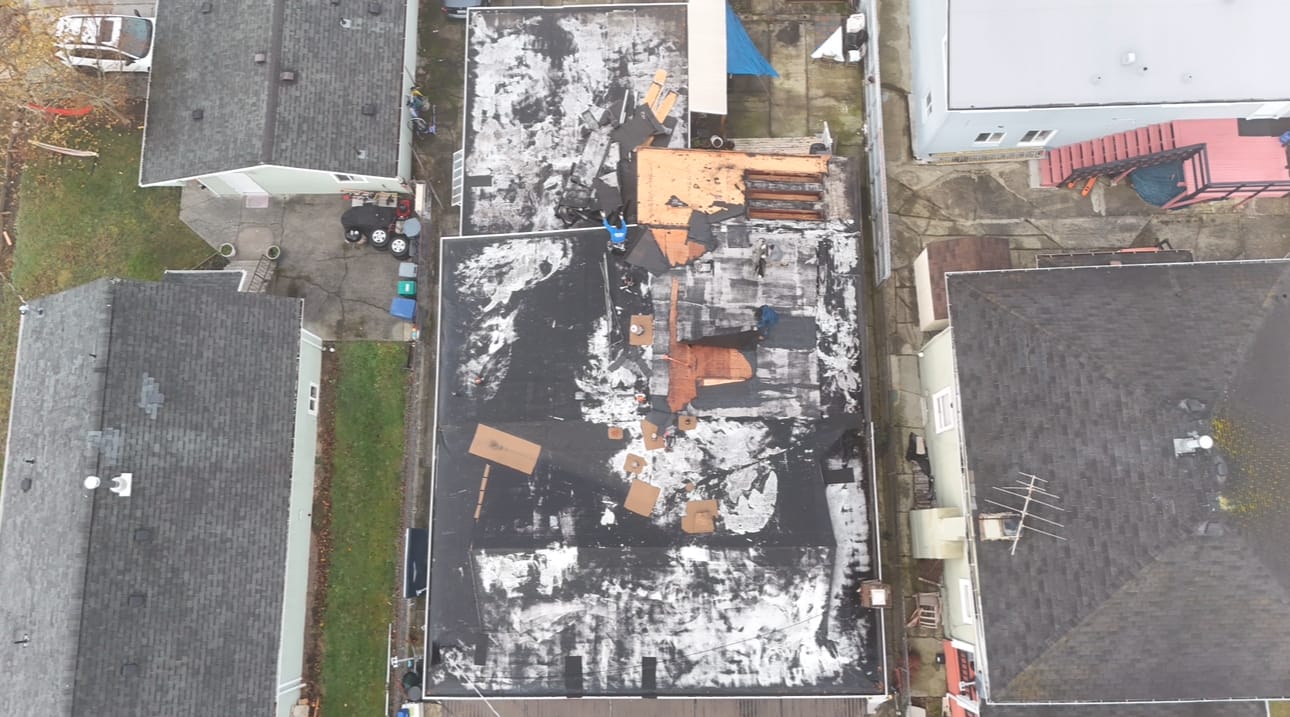 Flat Roofing Photo Gallery project in the Seattle area by K Single Corp, photo 5 of 15