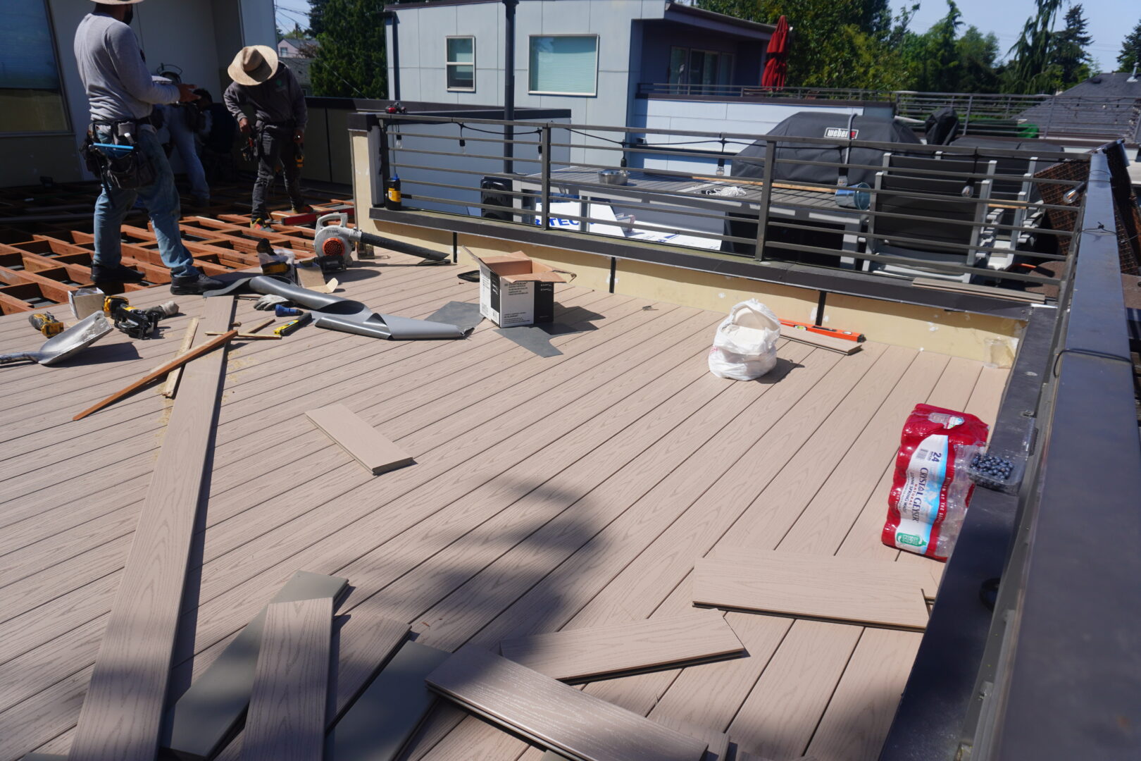 Waterproof Composite Decks Photo Gallery project in the Seattle area by K Single Corp, photo 4 of 23