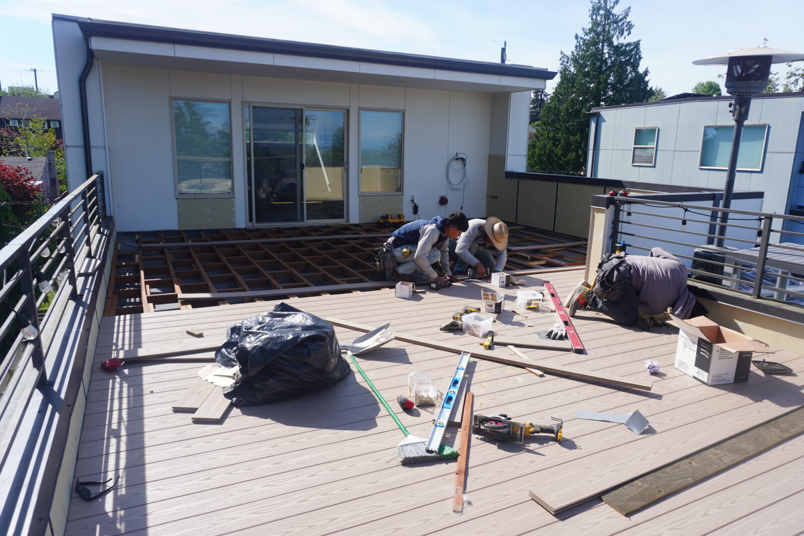 Waterproof Composite Decks Photo Gallery project in the Seattle area by K Single Corp, photo 6 of 23